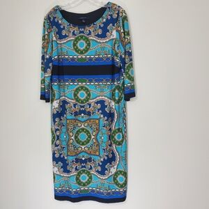 Chadwicks Multicolored Dress, Size Large
